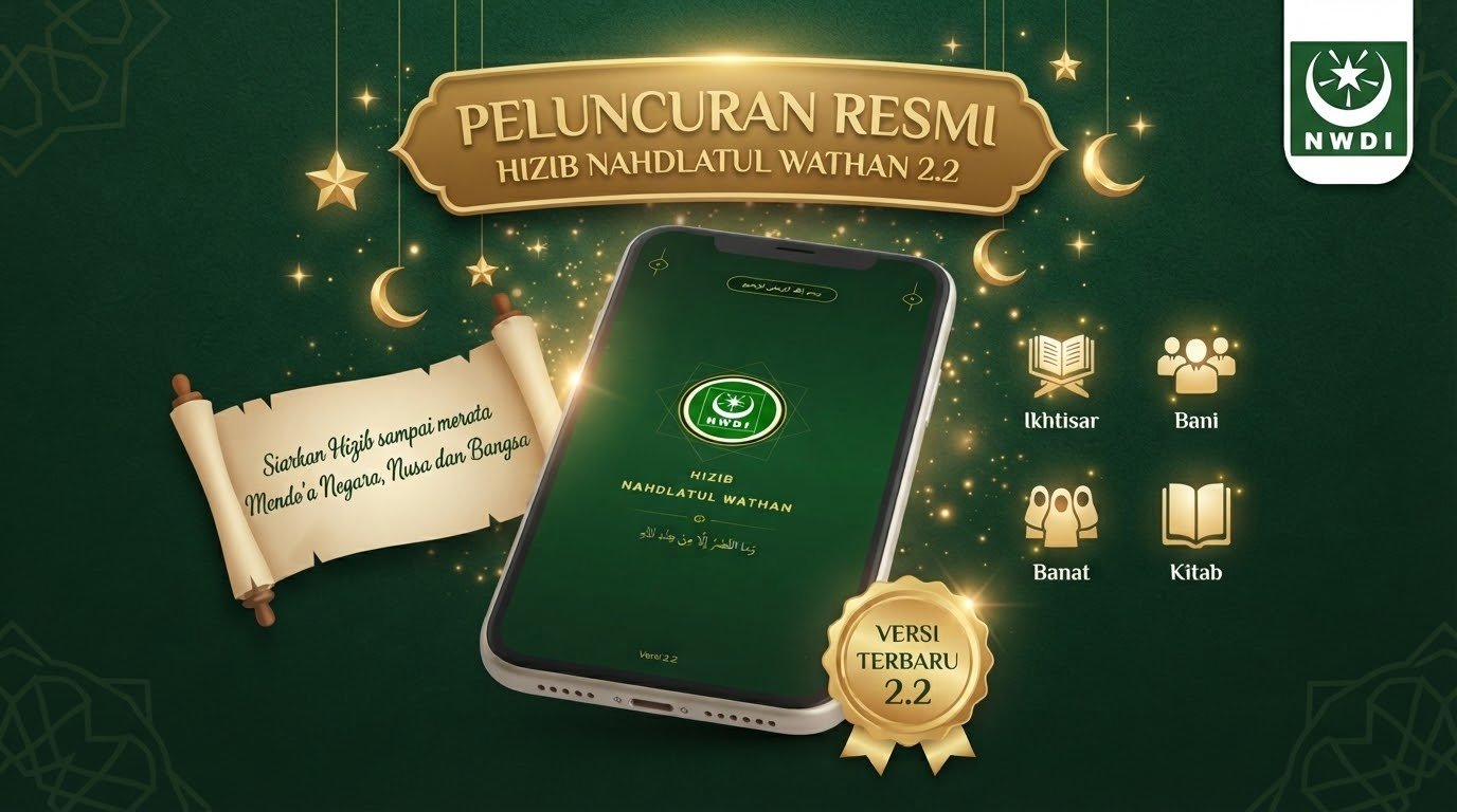 Aplikasi Hizib Nahdlatul Wathan Versi 2.2 Resmi Hadir dengan Tampilan dan Fitur yang Lebih Mudah