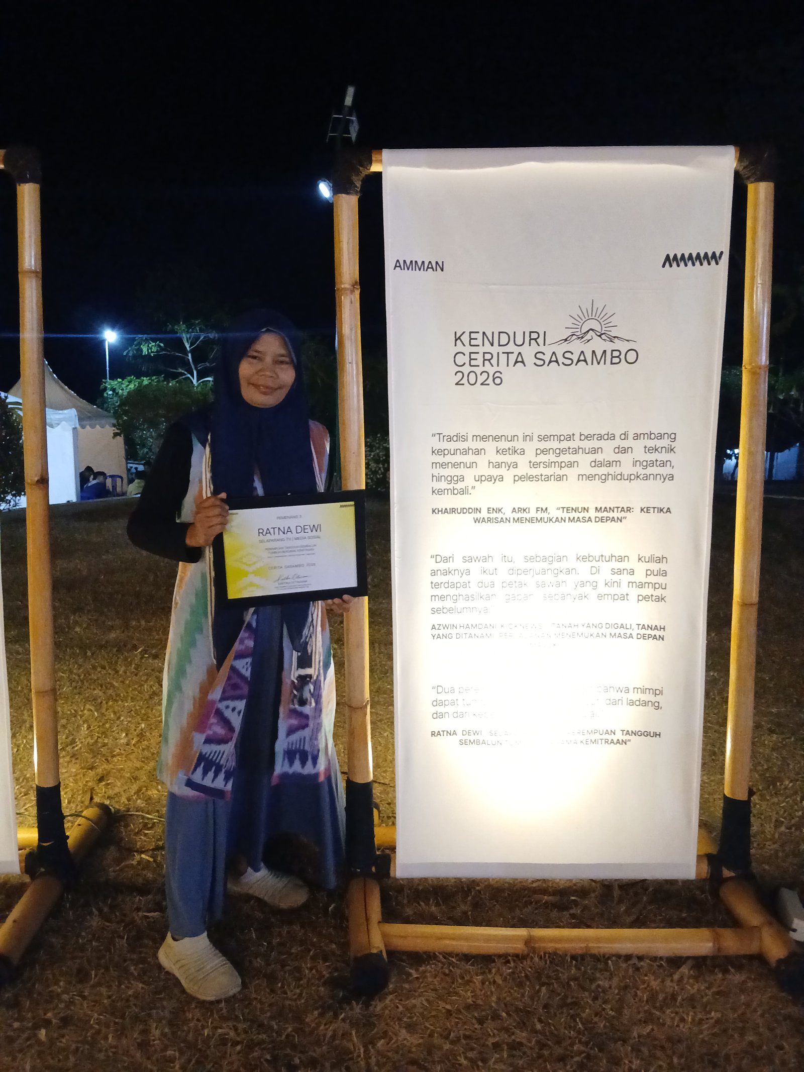 Pendatang Baru, Pulang Membawa Prestasi  Ratna Dewi dan Cerita dari Sasambo Award 2026